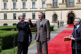 Mirek Topolánek a albánský premiér Berisha / Mirek Topolánek and Albania’s Prime Minister Sali Berisha, 28.4.2009
