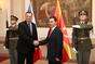 Premiér Petr Nečas se v úterý 13. listopadu 2012 setkal s předsedou vlády Makedonské republiky Nikolou Gruevským