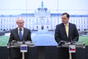 Tisková konference po jednání premiéra Petra Nečase s předsedou Evropské rady Hermanem van Rompuyem
