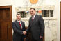 Premiér Petr Nečas s prezidentem Makedonské republiky Gjorgem Ivanovem