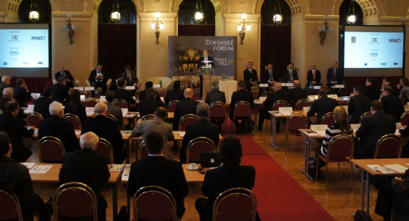 Premiér Bohuslav Sobotka na 173. Žofínském fóru, 27. listopadu 2014. Zdroj: Petr Sobol.