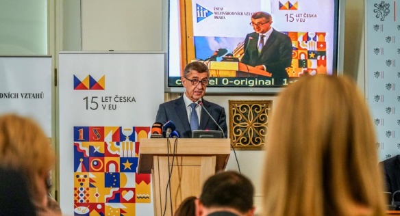 Projev předsedy vlády na konferenci 15 let členství České republiky v Evropské unii, 16. května 2019.