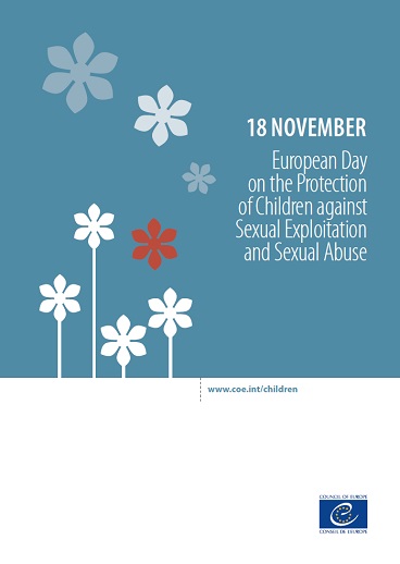 Evropský den proti sexuálnímu zneužívání dětí - plakát