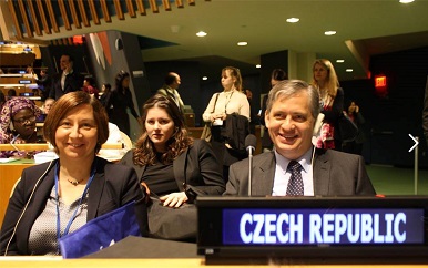 Česká delegace v New Yorku na 60. zasedání Komise OSN pro postavení žen