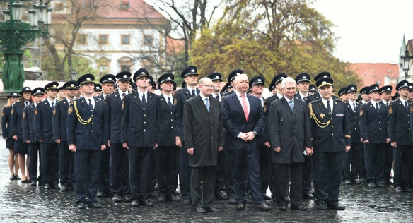 Předseda vlády Bohuslav Sobotka se ve středu 4. května 2016 zúčastnil oslav Dne hasičstva.