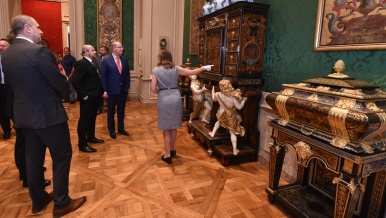 Předseda vlády Bohuslav Sobotka v neděli 3. dubna 2016 navštívil Getty Center.