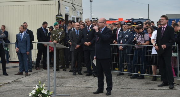 Předseda vlády Bohuslav Sobotka se zúčastnil XVI. Dnů NATO v Ostravě a Dnů Vzdušných sil Armády České republiky, 17. září 2016.