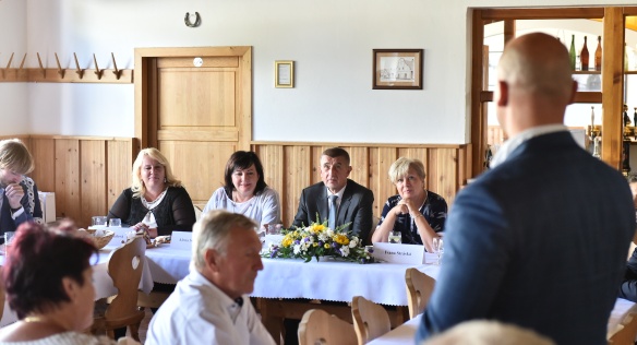 Vláda navštívila Jihočeský kraj, 5. června 2018.