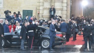 Prime Minister Bohuslav Sobotka arrives at the EU Summit, 3 February 2017.