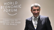 Předseda vlády Andrej Babiš se zúčastnil Světového ekonomického fóra v Davosu, 25. ledna 2018.