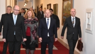 Předseda vlády ČR Bohuslav Sobotka se v pondělí 12. října 2015 setkal s primátorem Hamburku Olafem Scholzem. 