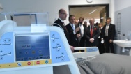 Předseda vlády Bohuslav Sobotka navštívil Nemocnici Nya Karolinska, 4. listopadu 2016.