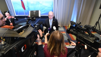 Komentář předsedy vlády Bohuslava Sobotky pro média k Summitu o jaderné bezpečnosti, 1. dubna 2016.