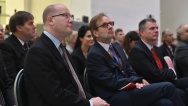 Premiér Bohuslav Sobotka se zúčastnil výroční konference Aspen Institutu a časopisu Forbes s názvem Česko: Jak jsme na tom?, 10. listopadu 2016.