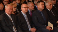 Premiér Bohuslav Sobotka se v úterý 16. září 2014 zúčastnil slavnostního vyhlášení výsledků Nejlepší starosta / primátor 2010-2014 na Pražském hradě.