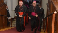 Premiér Bohuslav Sobotka v pátek 14. listopadu 2014 přijal vatikánského státního sekretáře J.Em. Pietra kardinála Parolina.