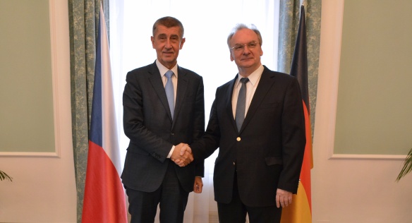 Premiér Andrej Babiš jednal s ministerským předsedou Saska-Anhaltska o hospodářské spolupráci