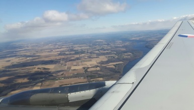 Přílet zvláštního letadla předsedy vlády do Minneapolis, 2. dubna 2016.