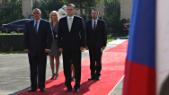 Premiér Petr Nečas a předsedy vlády Bulharské republiky Boyko Borissov