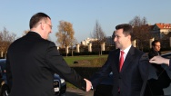 Předseda vlády Petr Nečas se v úterý 13. listopadu 2012 setkal s předsedou vlády Makedonské republiky Nikolou Gruevským