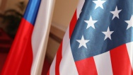 Předseda vlády Petr Nečas se 3. prosince 2012 setkal s ministryní zahraničních věcí USA Hillary Clintonovou 
