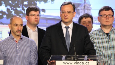 Prime Minister and Civic Democratic Party's Chairman Petr Nečas has decided to step down on Monday.