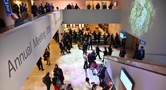 Světové ekonomické fórum v Davosu, 24. ledna 2019.