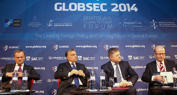 The GLOBSEC 2014 international security forum was held in Bratislava on 15 May 2014.