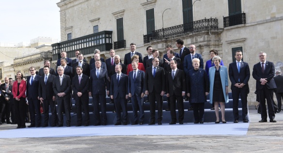 Summit předsedů vlád a hlav států zemí EU v rámci maltského předsednictví, 3. února 2017. 