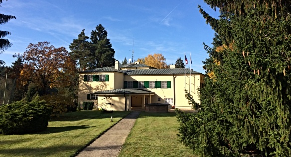 Vila Hany a Edvarda Benešových v Sezimově Ústí, 25. října 2015.