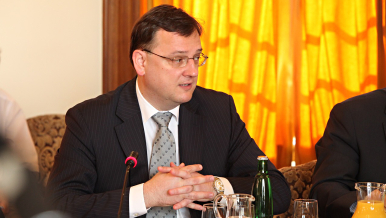 Premiér Petr Nečas - Workshop NERV k financování zdravotnictví, 19. července 2011