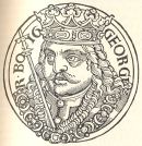 Jiří z Poděbrad (Z Kuthenovy "Kroniky o založení země České" 1539)