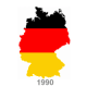 Znovusjednocení Německa 3.10.1990