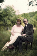 Edvard Beneš s manželkou