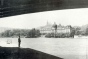 Pohled na Strakovu akdademii od Čechova mostu, před r. 1914