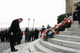Premiér se poklonil památce prezidenta T.G. Masaryka