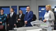 Předseda vlády Bohuslav Sobotka navštívil společnost Festool v České Lípě, 13. listopadu 2015.