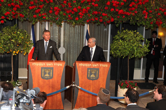 Jerusalem (23.4.2009) - setkání s předsedou vlády Izraele Benjaminem Netanjahuem/meeting with Israeli Prime Minister Benjamin Netanyahu