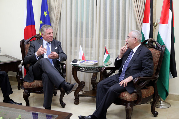 Palestina, Ramaláh – Setkání s předsedou vlády palestinské samosprávy Salámem Fajjádem/Meeting with Prime Minister of the Palestinian Authority
