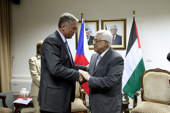 Palestina, Ramaláh – Setkání s prezidentem palestinské samosprávy Mahmúdem Abbásem/Meeting with President of the Palestinian Authority