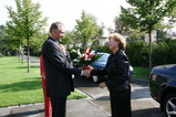 Premiér přivítal předsedkyni vlády Moldavské republiky Z. Greceanii květinami