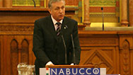 M. Topolánek v Budapešti - Nabucco