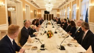 Večeře se zahraničními investory v Lichtenštejnském paláci