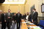 Zasedání vlády se zúčastnil prezident republiky Miloš Zeman 20. března 2013