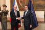 Předseda vlády Bohuslav Sobotka jednal s generálním tajemníkem NATO Andersem Fogh Rasmussenem 10. dubna 2014