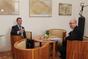 Předseda vlády Bohuslav Sobotka jednal s generálním tajemníkem NATO Andersem Fogh Rasmussenem 10. dubna 2014