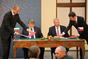 Ministři kultury Vezhdi Rashidov a Jiří Besser podepsali Program kulturní spolupráce mezi Českem a Bulharskem, 4. října 2011