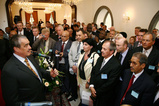 Ministr zaharaničních věcí ČR K. Schwarzenberg na setkání honorárních konzulů v Lichtenštejnském paláci