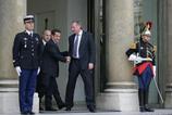 8. října 2007 - Setkání s francouzským prezidentem Nicolasem Sarkozym v Elysejském paláci