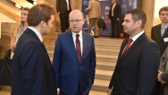 Předseda vlády Bohuslav Sobotka se zúčastnil 12. plenárního zasedání Evropského jaderného fóra, 23. května 2017.